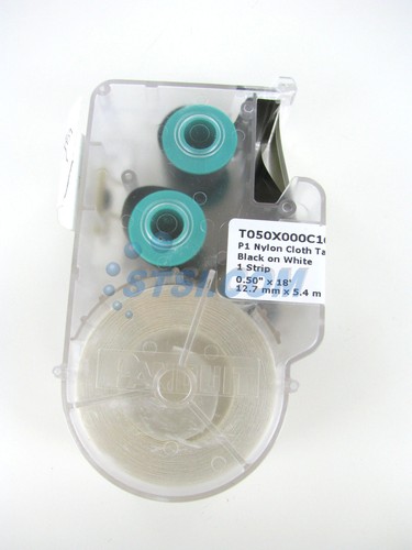 Panduit T050X000C1C-BK P1 Label Cassette, Continuous Tape PARTIAL-READ ~STSI