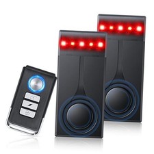 108dB Car Alarm System, Car Anti-Theft Vibration Sensor Two Alarm one remote 