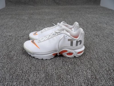 Nike Air Max Plus TN  Boys Shoes 4.5Y Womens 6 White Orange AR0005-100