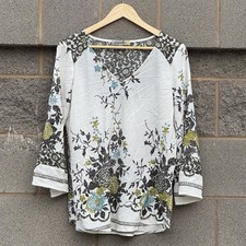 Women  s Figueroa  Flower Boho Blouse Small