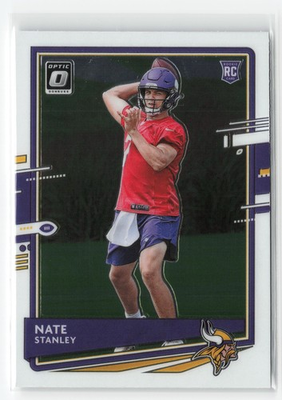 #ad NATE STANLEY #150 RC 2020 PANINI OPTIC VIKINGS $1.48