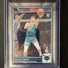 2023-24 Panini Premium Stock - Vasilije Micic #75 Rookie Card RC Hornets NM. rookie card picture