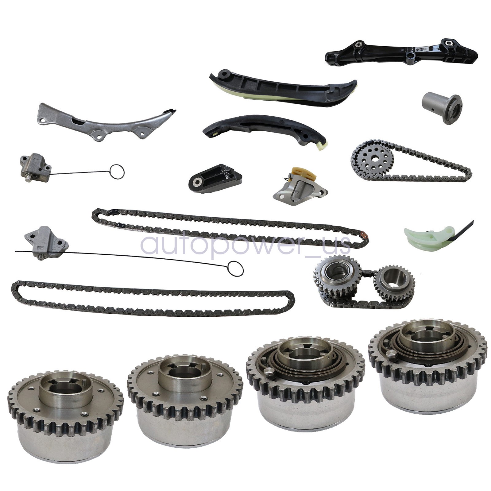 Timing Chain Kit Camshaft Phaser VVT Fits Maserati Quattroporte Ghibli Levante S