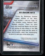 2018 Bowman's Best #B18-NN Noah Naylor Best of 2018 Autographs