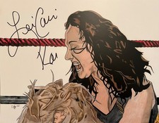 Leilani Kai signed original art print autographed
