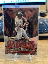 2022 Panini Donruss - Unleashed Rickey Henderson #UL-17 Diamond