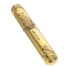 Retro -encrusted Syringe Needle Box Organizer Bobbin Storage Case