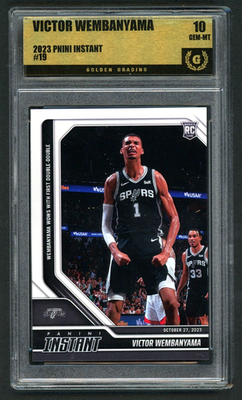 2023 Panini Instant NBA# 19 Victor Wembanyama Spurs Rookie (RC