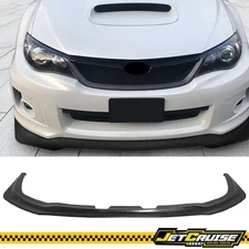 Fits 11-14 Subaru Impreza WRX STI V6 Style Front Bumper Lip Spoiler Splitter PU