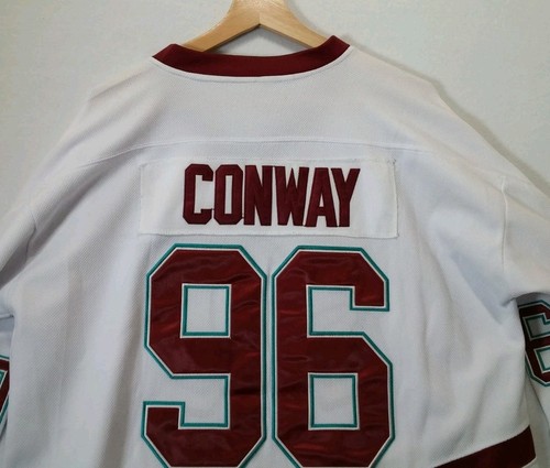 Anaheim Mighty Ducks Charlie Conway Hockey Jersey #96 Captain Size XL - Picture 6 of 10