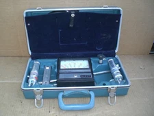 Vintage Alnor Velometer Air Flow Velocity Meter set with Case