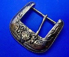 Western Flower Swirl Engraved Ranger Replacement Belt Buckle For 1.5" Belt