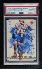 2015-16 Panini Court Kings Rookies II Kristaps Porzingis #146 PSA 10 GEM MT 4f5
