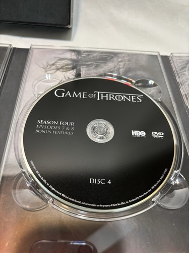 Game of Thrones Complete Fourth Season All Men Must Die 2015 DVD 5 Disc Set HBO - Picture 6 of 13