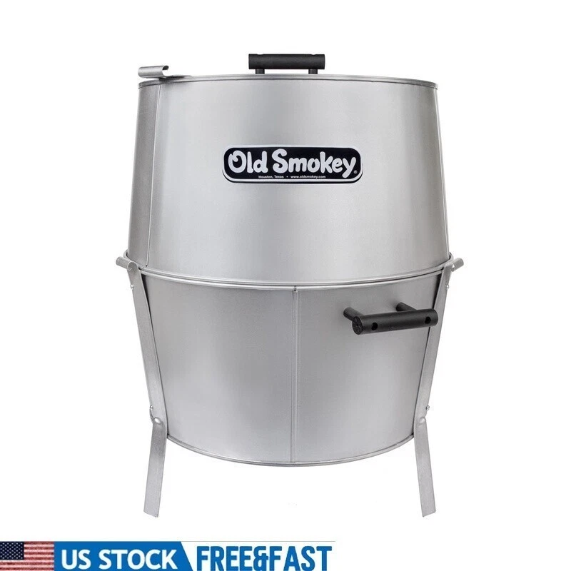 Charcoal Grill with Adjustable Vents Rust Resistant Camping Tailgating Portable