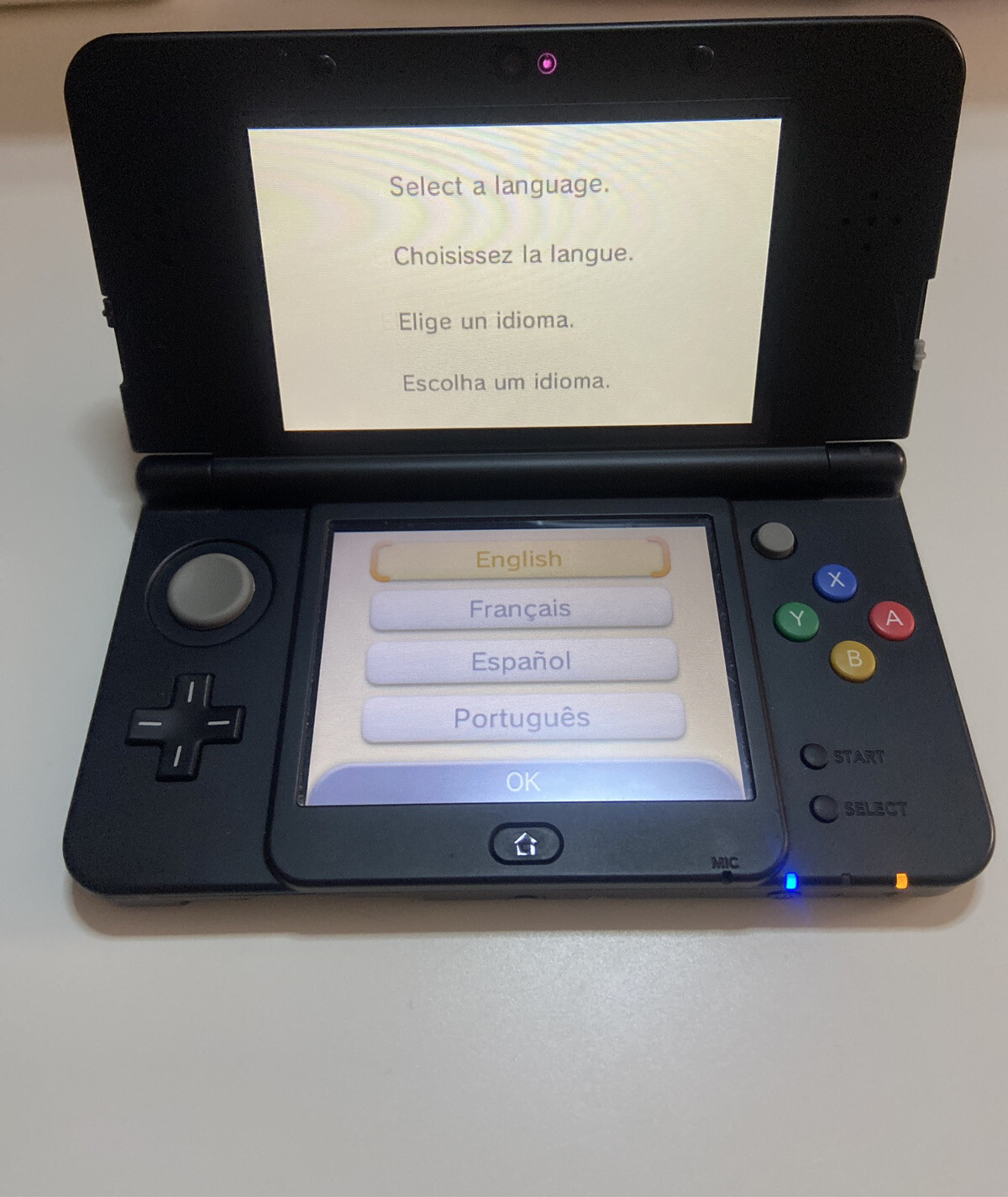 New 3DS Mario Edition Handheld System Black Comes With New Charger