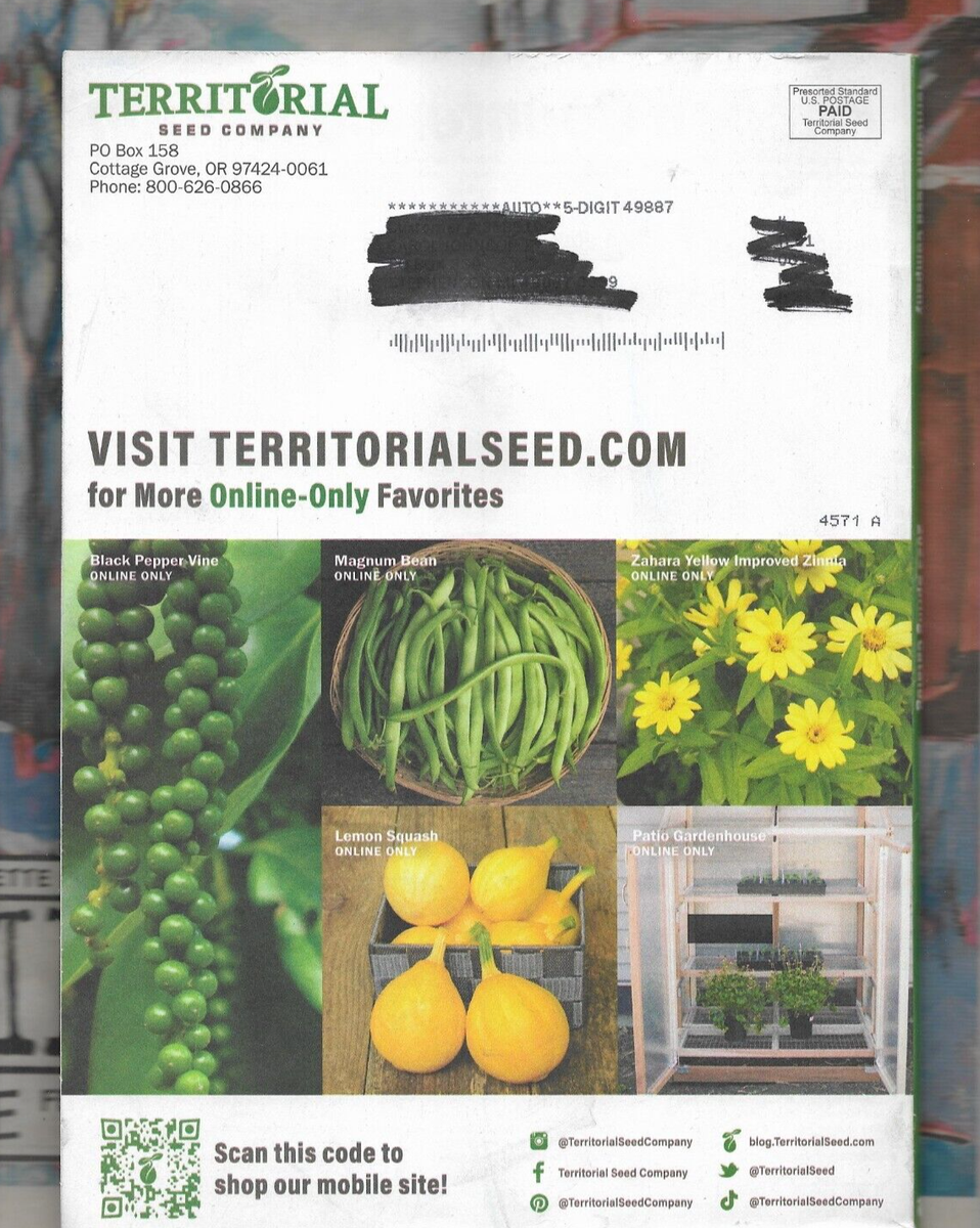 Territorial Seed Company Spring 2023 Catalog 151 pages Cottage Grove | eBay