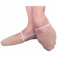 Sasaki Japan RG Rhythmic Gymnastics Crescent Demi Shoes Socks 156 Beige Size:S