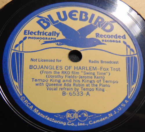 78RPM Bluebird Tempo King - Bojangles of Harlem, V+E-/ Organ Grinder's Swing, VG - Picture 2 of 5