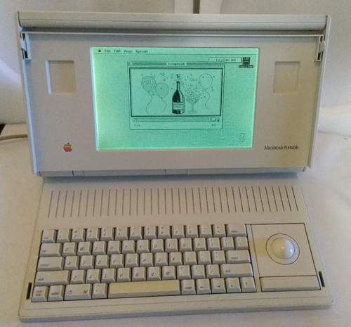 macintosh portable m5126 apple vintage rare laptop computer