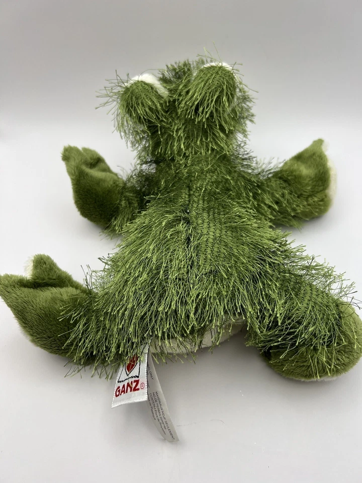 Ganz Webkinz Green Fuzzy Frog Plush Stuffed Animal Collectible Toy 7.5” - Image 4 of 4