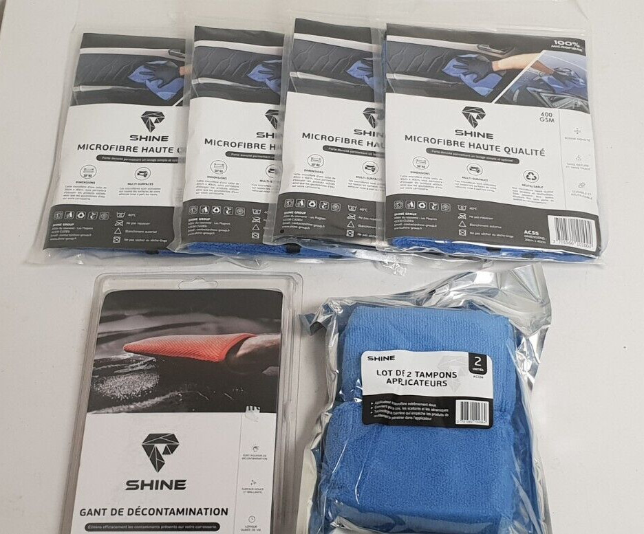 Microfibre haute qualité SHINE pour le lavage du dimanche et detailing à la maison