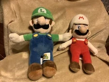 SUPER MARIO BROTHERS  Luigi  Mario Toy Stuffed Animal Dolls
