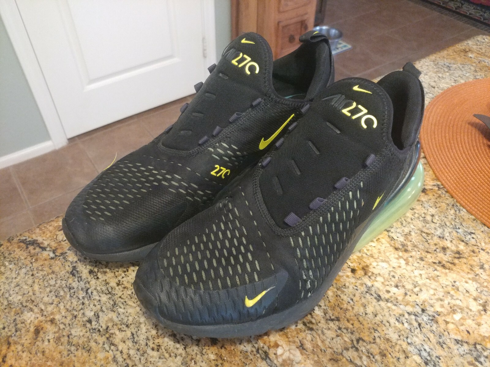 air max 270 black volt green