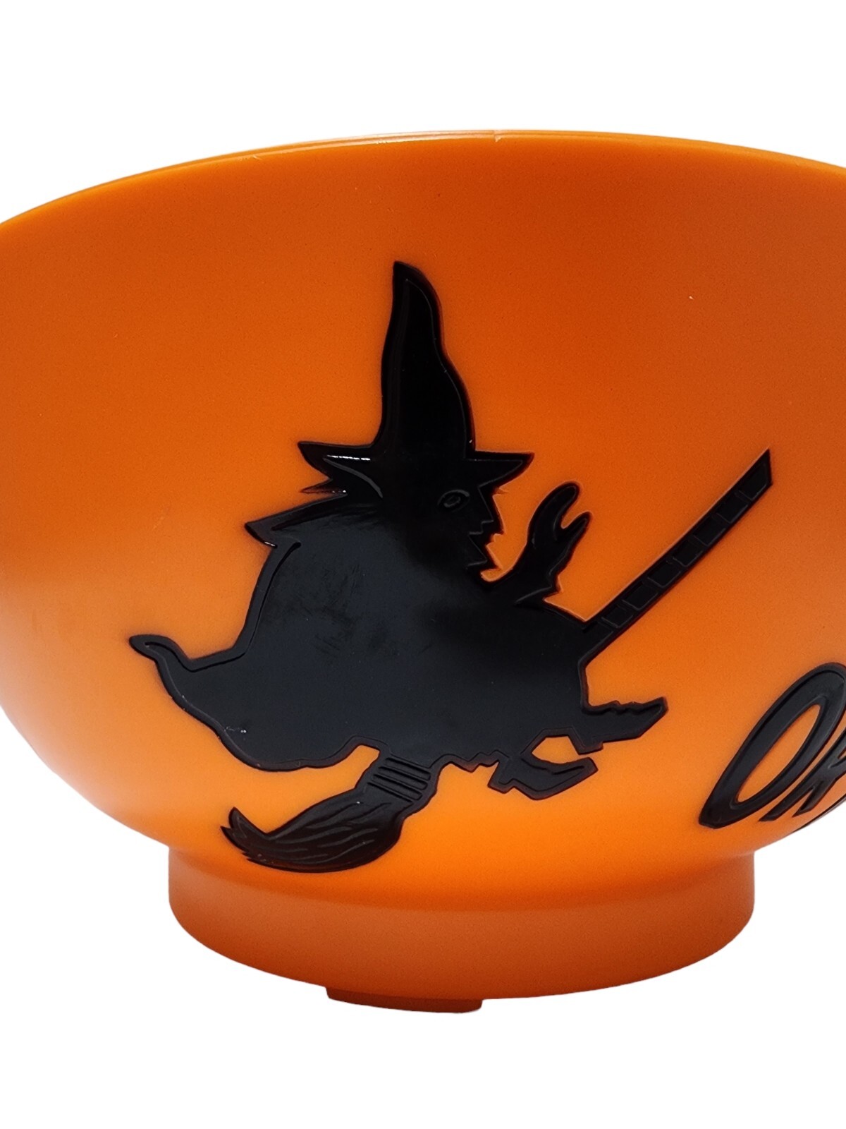 Gemmy Halloween Candy Orange Bowl Motion Activated Trick or Treat Green