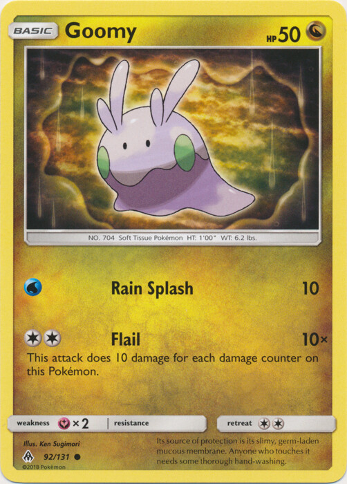 Pokemon Goomy - 92/131 - Common NM-Mint Forbidden Light