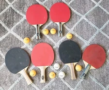 STIGA Competitive Table Tennis Paddle Lot 6 Paddles 9 Balls 