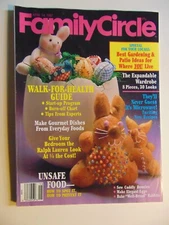 FAMILY CIRCLE April 1987 Unsafe foods Gardening Patio Ideas