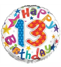 Simon Elvin 18 Inch Age 13 Foil Balloon (SG13322)