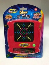 Super Glow N' Play Creative Kids Glowing Light Up Pegs Create Travel Go