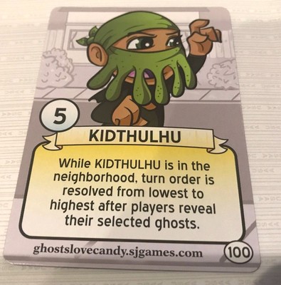 Ghosts Love Candy: Kidthulhu Promo Card, NEW