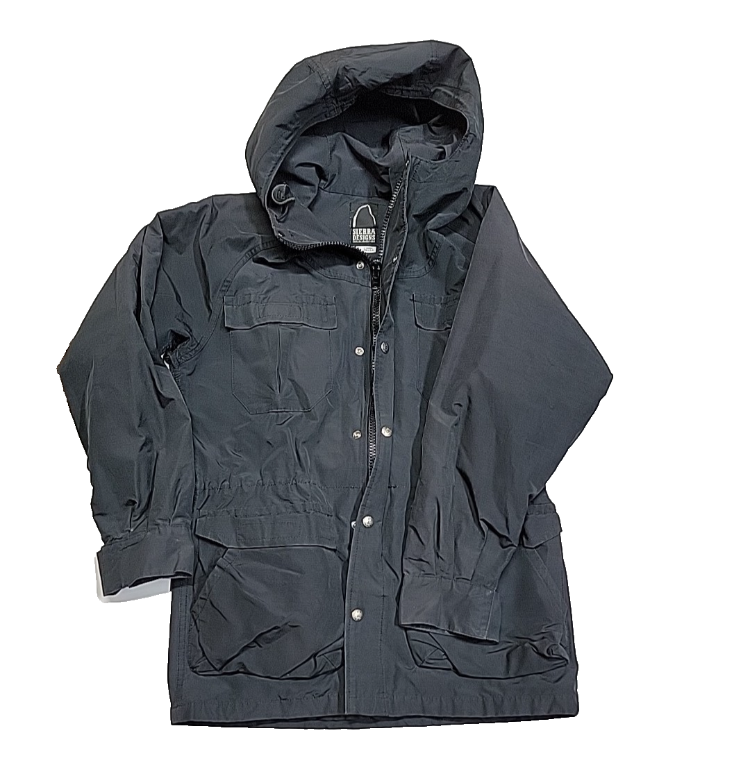ジャケット・アウター vintage made in USA SIERRA DESIGNS 60/40 Vintage Sierra Design 60/40 Lined Black Pit Zip Parka Men's