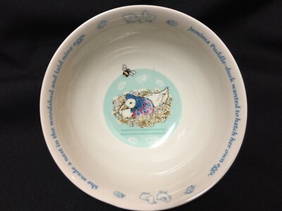 Wedgwood Beatrix Potter Jemima Puddle Duck Childs Cereal Bowl NEW