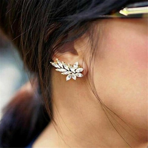 Fashion Women Lady Clip Ear Cuff Stud Punk Wrap Cartilage Earring Jewelry Gift - Picture 10 of 18