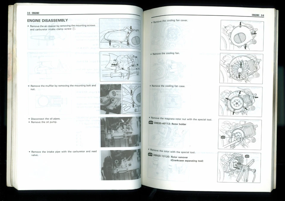 Suzuki AP50 Scooter (95-02) Factory Shop Manual Service & Repair Book AP 50 EY39 - Image 4 of 4
