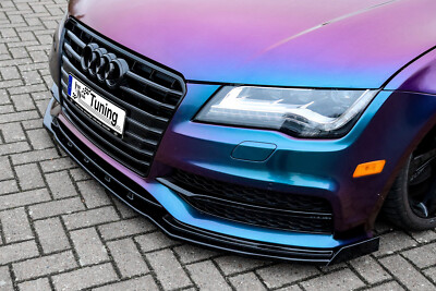Sonderaktion Spoilerschwert Frontspoiler mit Wings aus ABS  Audi A7 S7 4G S-Line