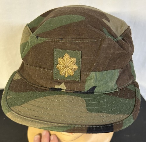 Vtg Camo Army Military USMC Marines Hat Cap Vietnam Desert Storm Uniform 7 3/8