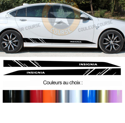 2X UNTERE STREIFEN FÜR OPEL INSIGNIA SPORT AUFKLEBER STICKER BD542-3
