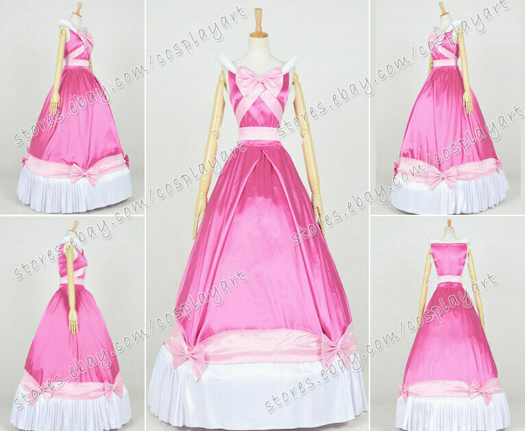 cinderella pink dress cosplay Cinderella Pink Mice Dress Ballroom Style