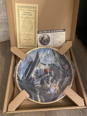 The Wizard of Oz - The Witch Casts A Spell - 50th Anniversary Plate Hamilton