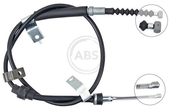 Rear Right Handbrake Cable A.B.S. K19108 for Honda Civic del Sol 1.6 ESi 1992-19
