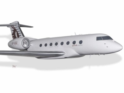 Modellino Jet Gulfstream G650ER In Lega Di Zinco | Aereo Executive 16 Cm Con Supporto | Regalo Da Collezione Per Appassionati Di Aviazione