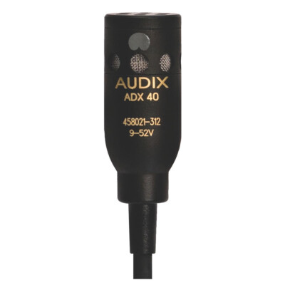 Audix ADX40 Miniature Hanging Overhead Condenser Microphone for Vocal and Choir