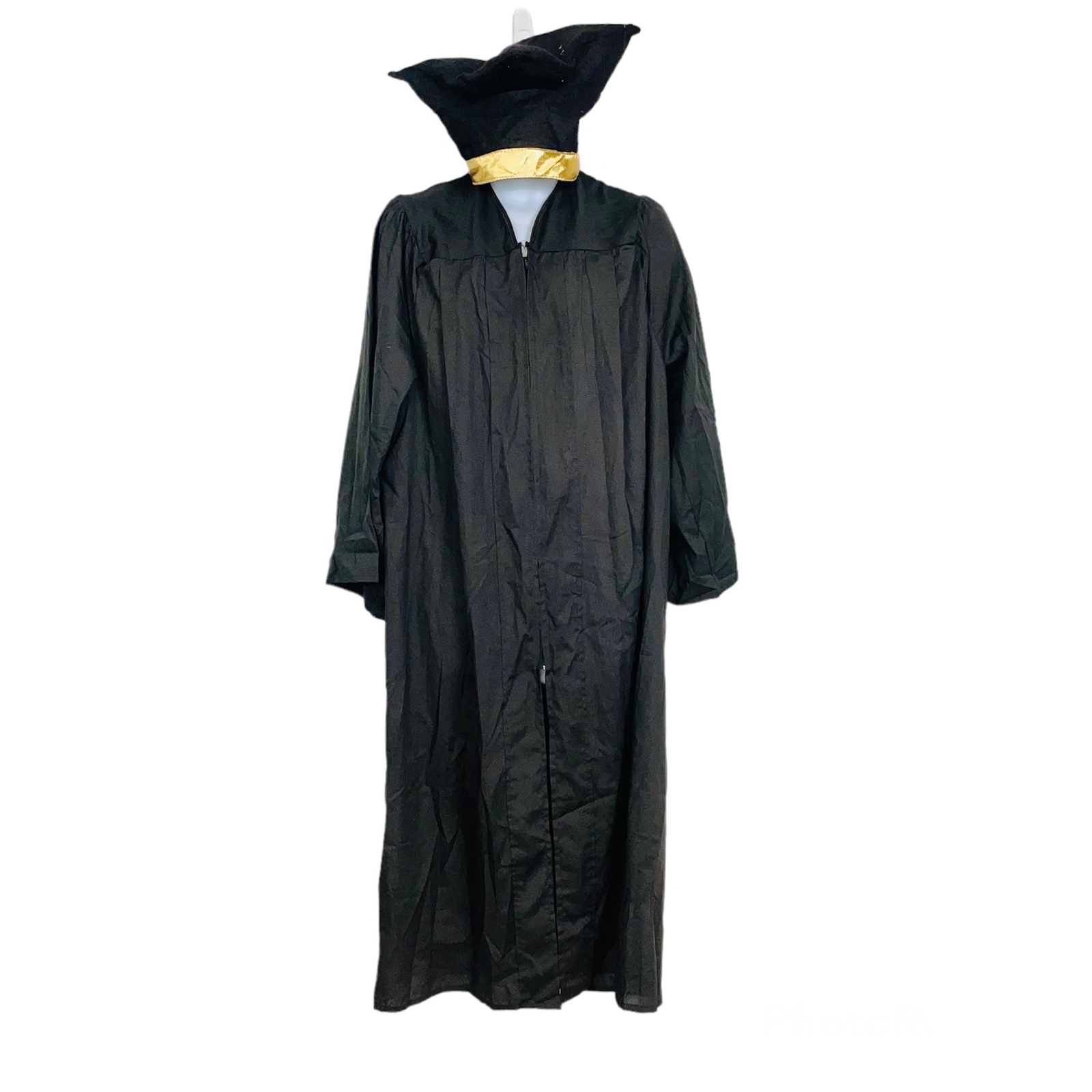 Black Robe Graduation Gown Costume Halloween Sacramen… Gem