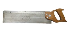 Pennsylvania Saw Corporation No. 78 USA Tempered Spring Steel Miter Box Saw 14”