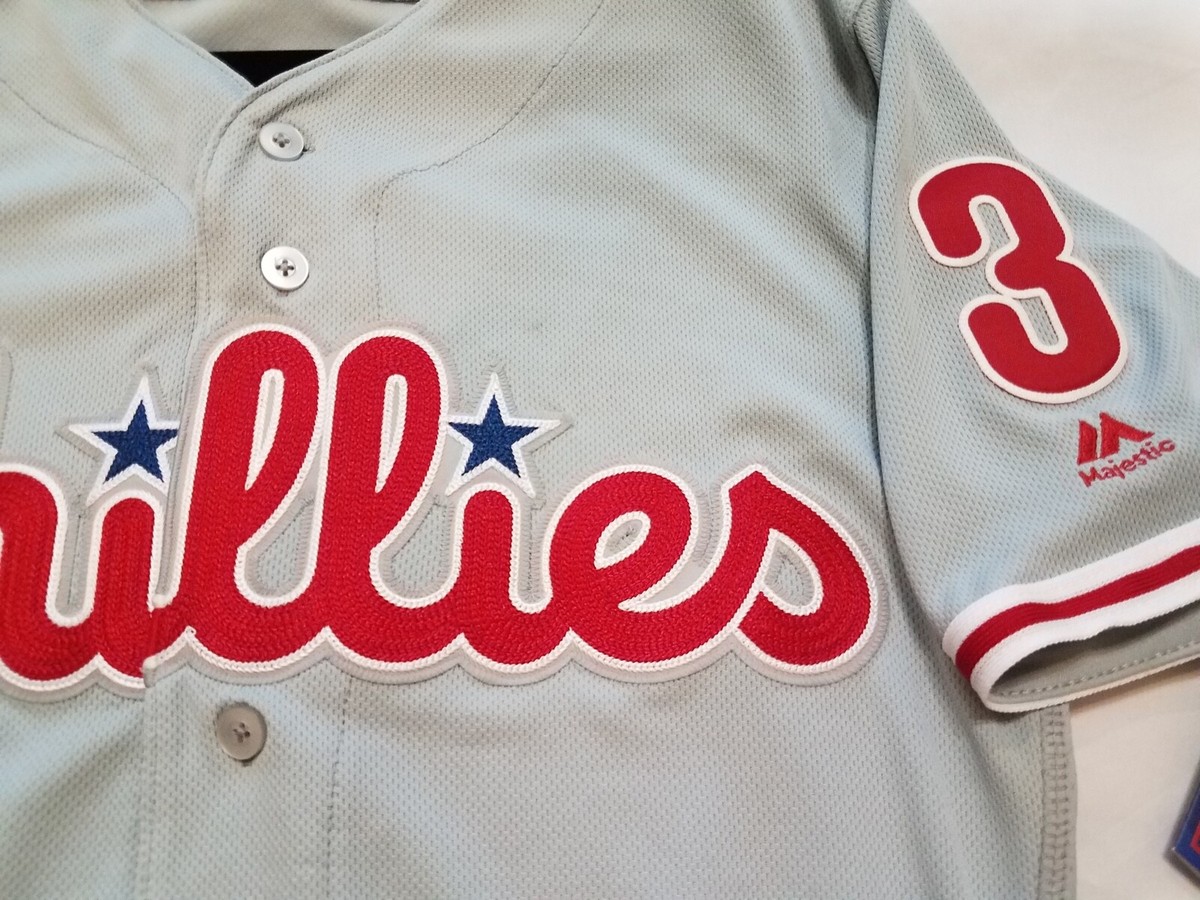 Majestic AUTHENTIC 56 3XL PHILADELPHIA PHILLIES BRYCE HARPER FLEX